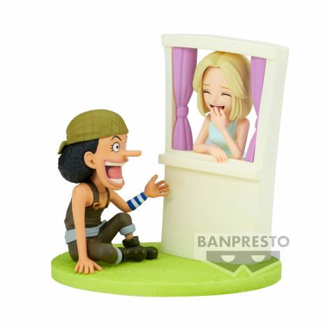Banpresto WCF – Log Stories: One Piece - Usopp & Kaya Statue (7cm) (88702)