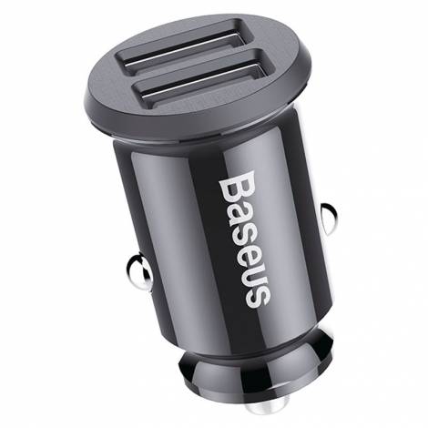 Baseus Φορτιστής Αυτοκινήτου 3A, 12V, 15.5W Max, 2xUSB-A Μαύρος CCALL-ML01
