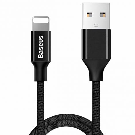 Baseus Καλώδιο Φόρτισης Yiven USB-A σε Lightning 2A 1,2 m Μαύρο