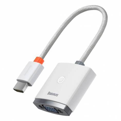 Baseus Lite Series HDMI to VGA adapter White (WKQX010002) (BASWKQX010002)