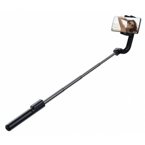 BASEUS selfie stick SULH-01, εώς 72cm, αντικραδασμικό, μαύρο