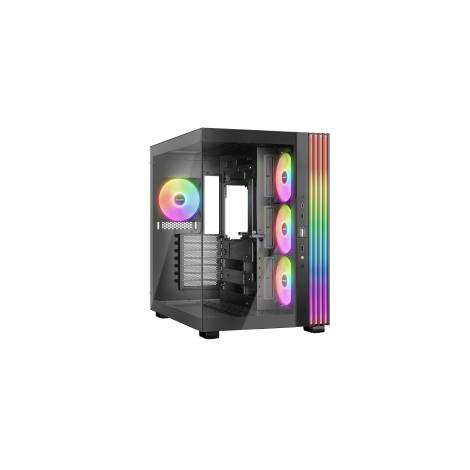 BEQUIET PC CHASSIS LIGHT BASE 600 LX BGW67, MIDI TOWER ATX, ARGB LIGHTING, W/O PSU, 3x12CM SIDE LIGHT WINGS LX, 3x12CM REAR LIGHT WINGS LX, 3YW.