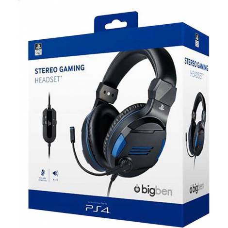 BigBen Stereo Gaming Headset V3 - Sony Officially Licensed Black (PS4)