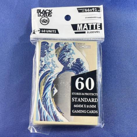 Black Lotus Hokusai The Great Wave Sleeves 60pcs (Standard)