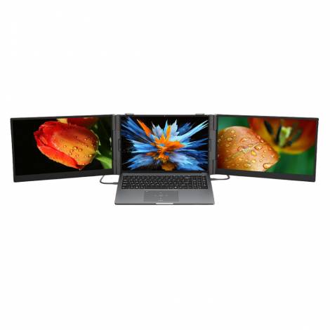 BLACKVIEW 14' DUAL LAPTOP SCREEN EXTENDER LCD 16:9 60Hz 1080P BLACK/GREY