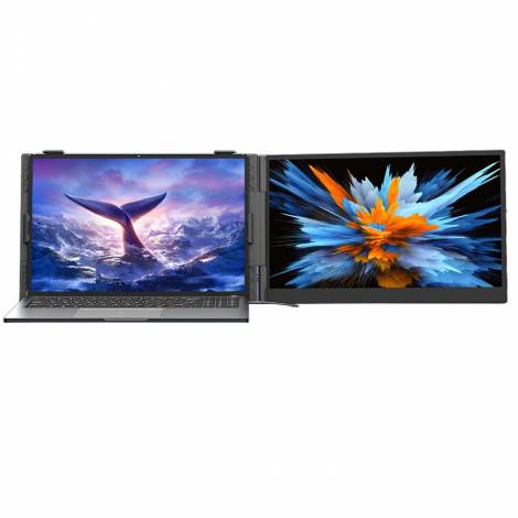 BLACKVIEW 14' SINGLE LAPTOP SCREEN EXTENDER LCD 16:9 60Hz 1080P BLACK/GREY