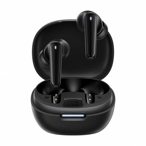 BLACKVIEW BT6.0 EARBUDS 17 WITH BUILT-IN PHONE STAND AND CHARGING DOCK BLACK