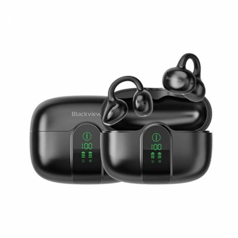 BLACKVIEW BT6.0 IPX5 AIRBUDS 15 WITH LCD CHARGING DOCK SHADOW BLACK