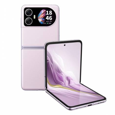 BLACKVIEW HERO 10 (12GB+256GB) NFC FLIP SMARTPHONE ANDROID 14 PINK REFURBISHED