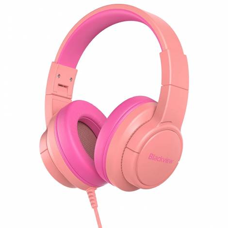BLACKVIEW KID WIRED FOLDABLE FITBUDS K1 CORAL PINK