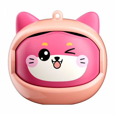 BLACKVIEW KIDS EARBUDS BT6.0 CAT DESIGN ROTATING CHARGING CASE WITH EMOJIS PINK