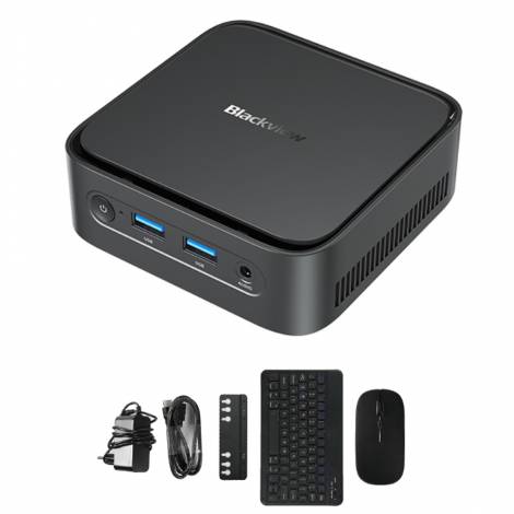 BLACKVIEW MINI PC SET 4-CORE AMD RYZEN 5 3500U (16GB+512GB) WIN11 PRO BLACK