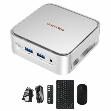 BLACKVIEW MINI PC SET 4-CORE AMD RYZEN 5 3500U (16GB+512GB) WIN11 PRO SILVER