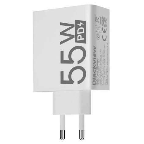 BLACKVIEW TYPE-C GAN POWER ADAPTER 55W WHITE
