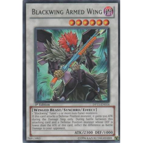 BLACKWING ARMED WING - (DP11-EN014) - RARE - 1ST EDITION