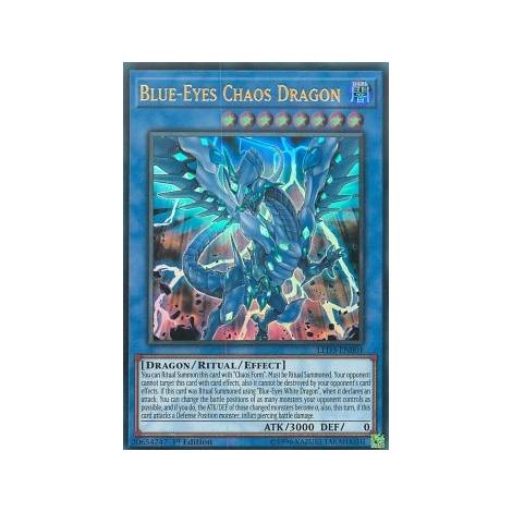 Blue-Eyes Chaos Dragon ULTRA RARE (LED3)