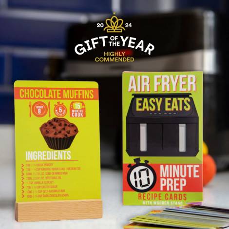 Boxer Gifts Easy Eats Air Fryer Recipe Cards (CO4031)