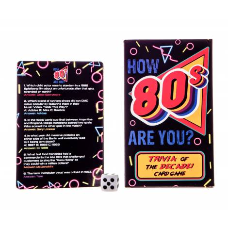 Boxer Gifts Επιτραπέζιο Παιχνίδι How 80s Are You? 80s Trivia Cards (GA3112)