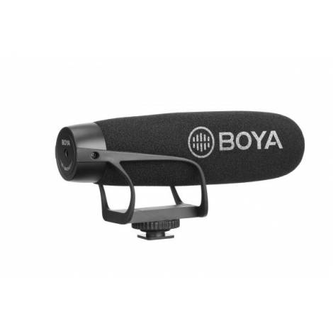BOYA BY-BM2021 COMPACT SHOTGUN MIC SUPER CARDIOID VIDEO SHOTGUN MICROPHONE FOR CAMERAS 3.5MM