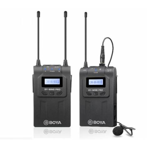 BOYA BY-WM8 PRO-K1 WIRELESS MIC UHF WIRELESS MIC 1+1