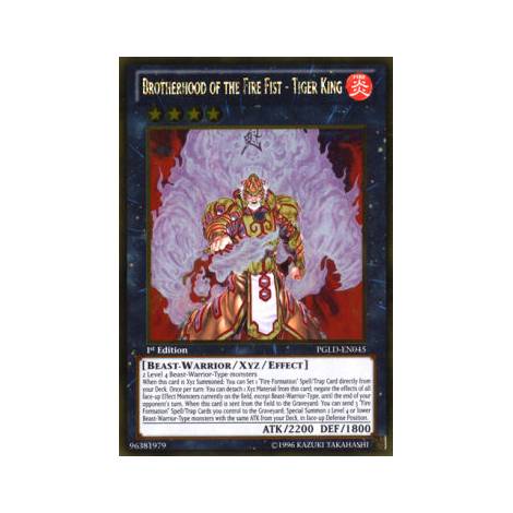 Brotherhood of the Fire Fist - Tiger King GOLD RARE (PGLD)