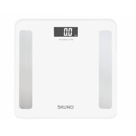 BRUNO Smart ψηφιακή ζυγαριά με λιπομετρητή, έως 180kg, λευκή (BRN-0058)