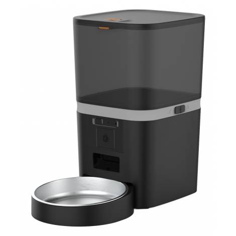 BRUNO smart ταΐστρα κατοικίδιων BRN-0270 με κάμερα 0.3MP, 6L, WiFi, μαύρη