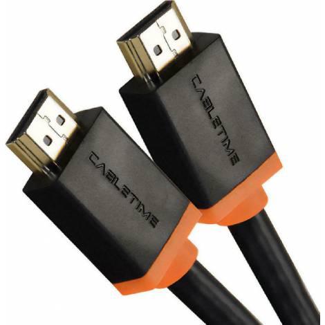 Cabletime HDMI 2.0 Cable HDMI male - HDMI male 5m Μαύρο