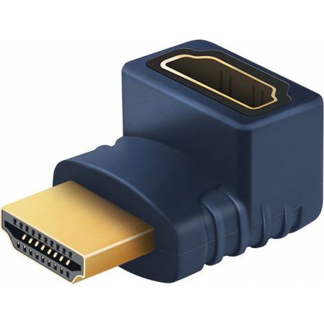 Cabletime HDMI male - HDMI male 90° (AV599-HA10-GB)