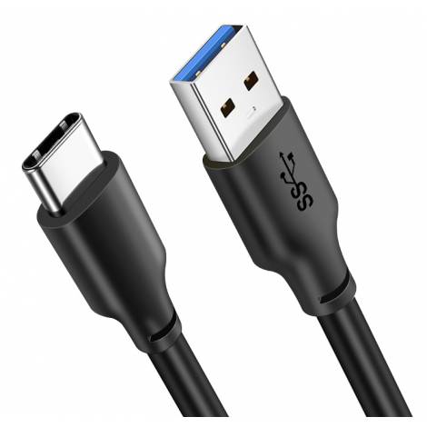 CABLETIME καλώδιο USB 3.0 σε USB Type-C C160, 5V 3A, 3m, μαύρο