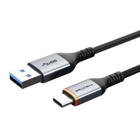 CABLETIME καλώδιο USB-C σε USB CT-AMCMG1, 15W, 5Gbps, 1m, μαύρο