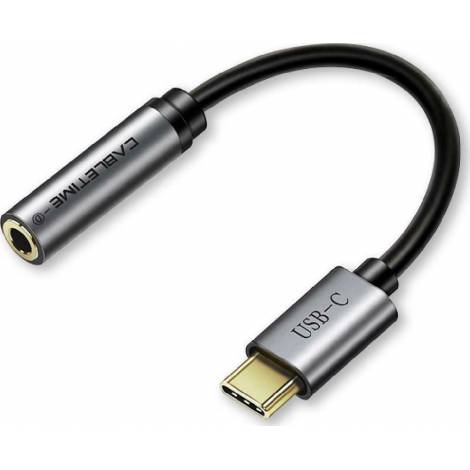 Cabletime USB-C male - 3.5mm female Digital Version 0.1m (CT-C160-PU31-CMAUD-AS0-1)