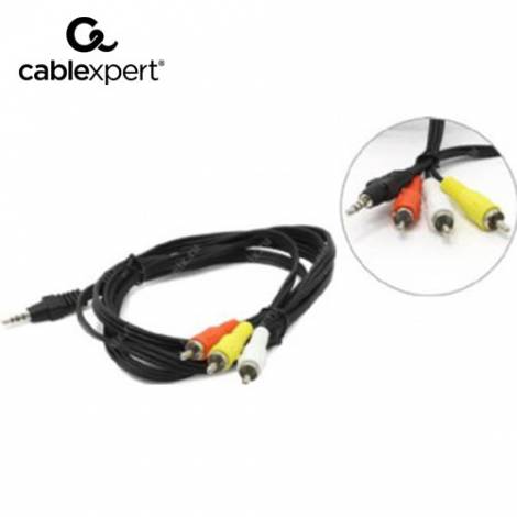 CABLEXPERT 3,5mm 4-PIN TO RCA AUDIO-VIDEO CABLE