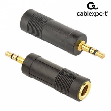 CABLEXPERT 6,35MM FEMALE TO 3,5MM MALE AUDIO ADAPTER