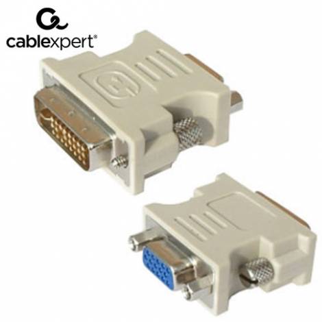 CABLEXPERT ADAPTER DVI-I MALE TO VGA 15PIN HD 3WAYS FEMALE (072-01-000268)