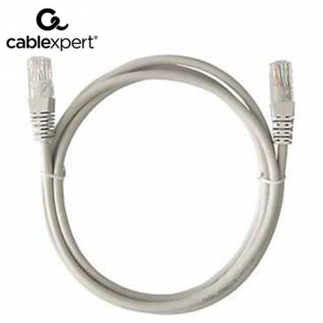 CABLEXPERT CAT5 UTP CABLE PATCH CORD MOLDED STRAIN RELIEF 50u PLUGS GREY 1M (072-01-000239)
