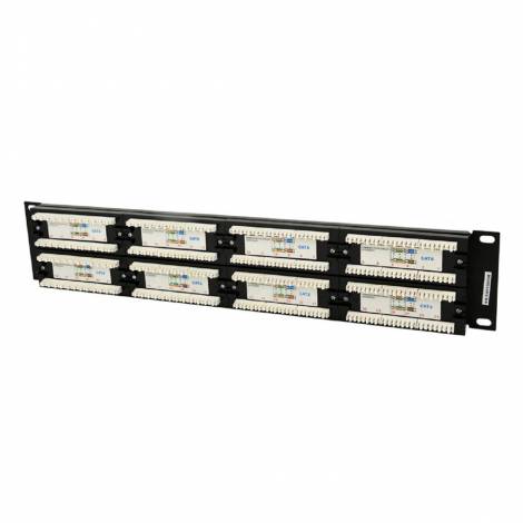 CABLEXPERT CAT.6 48 PORT PATCH PANEL WITH REAR CABLE MANAGEMENT