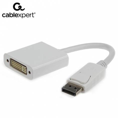CABLEXPERT DISPLAYPORT TO DVI ADAPTER CABLE WHITE (072-01-000267)