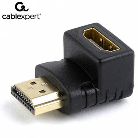 CABLEXPERT HDMI RIGHT ANGLE ADAPTER 90o DOWNWARDS A-HDMI90-FML