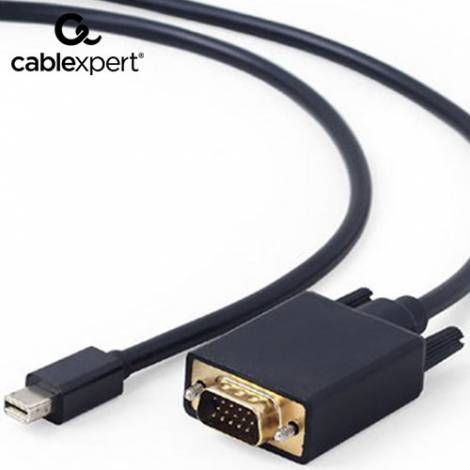CABLEXPERT MINI DISPLAYPORT TO VGA ADAPTER CABLE BLACK 1,8M
