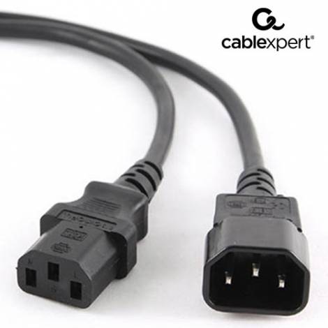 CABLEXPERT POWER CORD C13 TO C14 1,8M PC-189-VDE