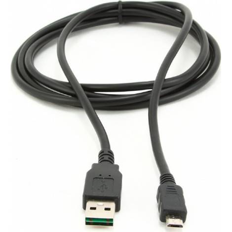 Cablexpert Regular USB 2.0 to micro USB Cable Μαύρο 1m (CC-MUSB2D-1M)