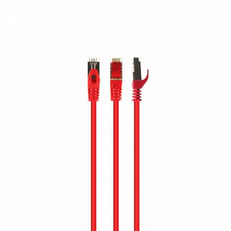 Cablexpert S/FTP Cat. 6A LSZH patch cord,red, 2M