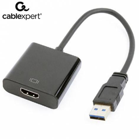 CABLEXPERT USB 3,0 TO HDMI DISPLAY ADAPTER BLACK