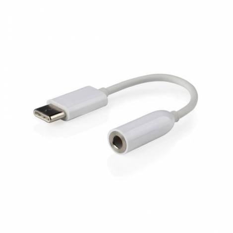 CABLEXPERT USB-C PLUG TO STEREO 3.5MM AUDIO ADAPTER CABLE WHITE