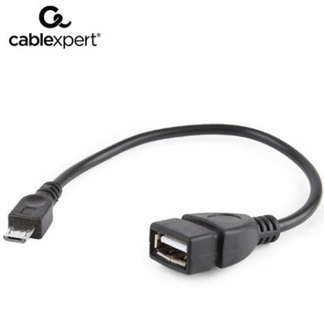 CABLEXPERT USB OTG AF TO MICRO BM CABLE 0,15m RETAIL PACK