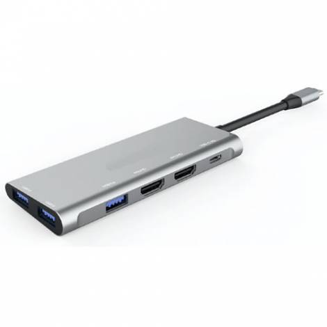 CABLEXPERT USB TYPE-C 3-IN-1 MULTIPORT ADAPTER (HUB+HDMI+PD)