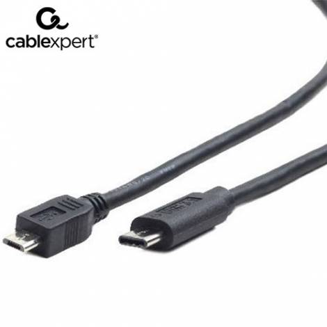 CABLEXPERT USB2.0 MICRO BM TO TYPE C CABLE (MICRO BM/CM) 1,8m