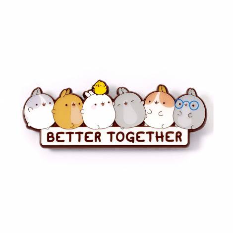 Carat Shop Molang - Better Together Pin Badge (MLPB0130)
