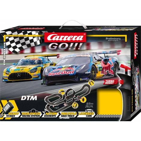 Carrera GO!!! SET: DTM Power Run - 1:43 (20062543)